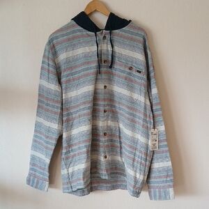 Billabong Men's Baja Flannel Hoodie